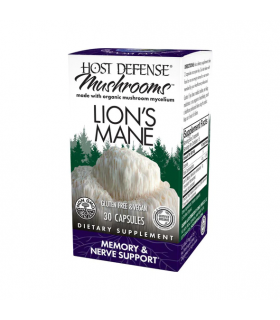 HOST DEFENSE Lion's Mane (Hericium Erinaceus) 30 Capsules | Unbeatable Prices, Daily Deals | VITASHOP