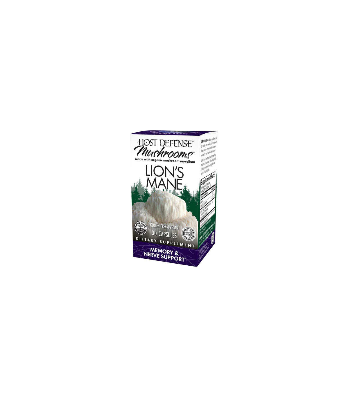 HOST DEFENSE Lion's Mane (Hericium Erinaceus) 30 Capsules | Unbeatable Prices, Daily Deals | VITASHOP