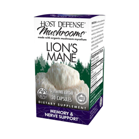 HOST DEFENSE Lion's Mane (Hericium Erinaceus) 30 Capsules | Unbeatable Prices, Daily Deals | VITASHOP