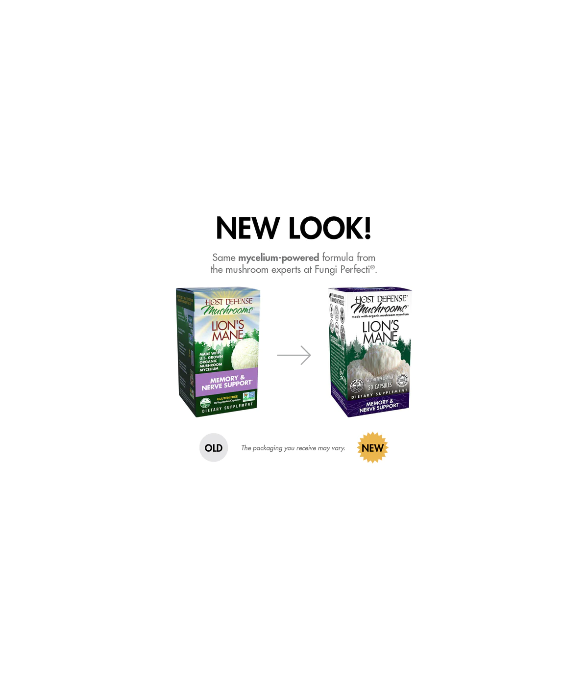 HOST DEFENSE Lion's Mane (Hericium Erinaceus) 30 Capsules | Unbeatable Prices, Daily Deals | VITASHOP