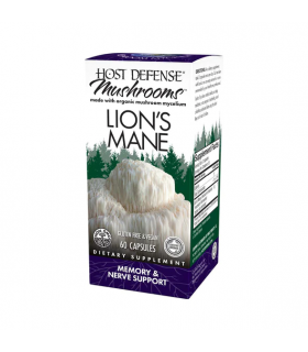 HOST DEFENSE Lion's Mane (Hericium Erinaceus) 60 Capsules | Unbeatable Prices, Daily Deals | VITASHOP