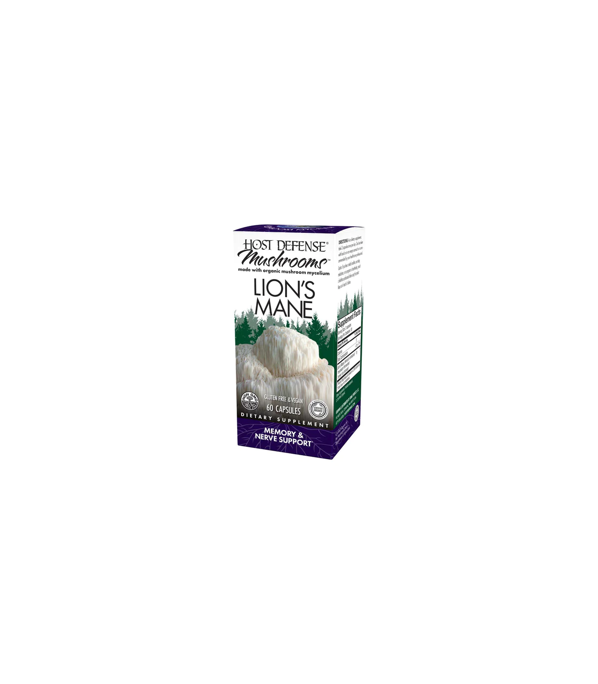 HOST DEFENSE Lion's Mane (Hericium Erinaceus) 60 Capsules | Unbeatable Prices, Daily Deals | VITASHOP