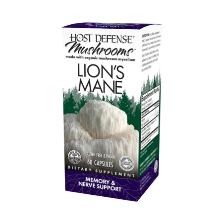 HOST DEFENSE Lion's Mane (Hericium Erinaceus) 60 Capsules | Unbeatable Prices, Daily Deals | VITASHOP
