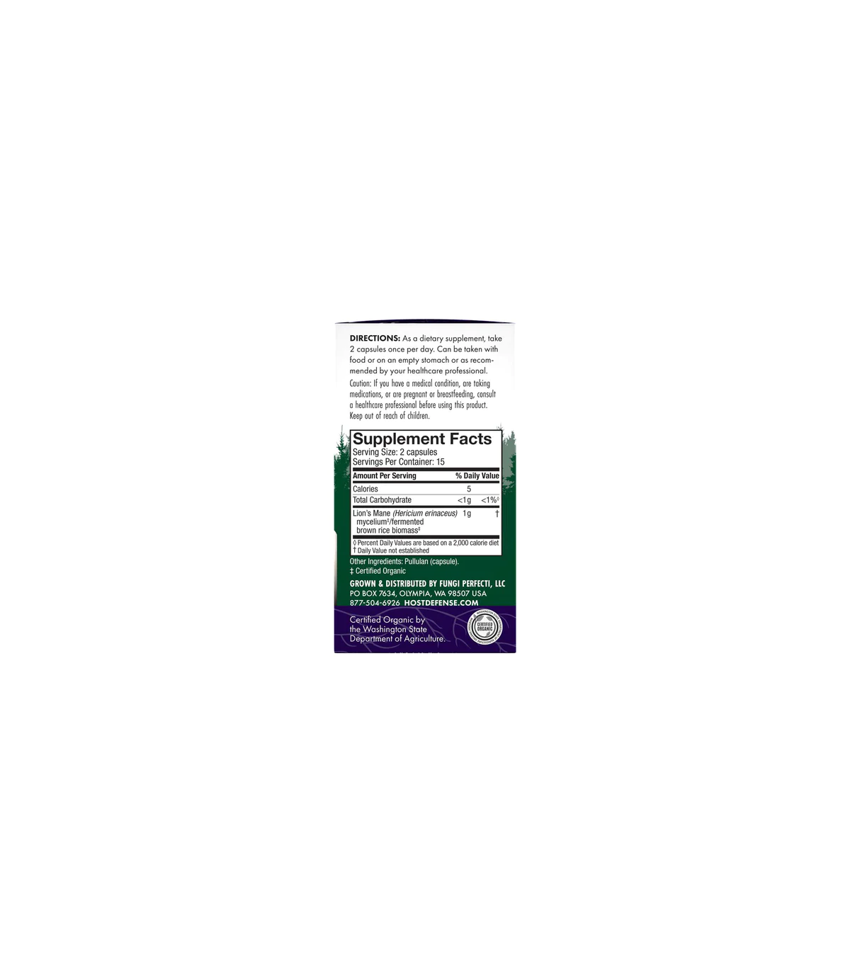 HOST DEFENSE Lion's Mane (Hericium Erinaceus) 60 Capsules | Unbeatable Prices, Daily Deals | VITASHOP