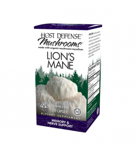 HOST DEFENSE 호스트 디펜스 사자의 갈기 (Hericium Erinaceus) 120 캡슐[DISCONTINUED] | 매일 업데이트되는 특가 상품 | VITASHOP