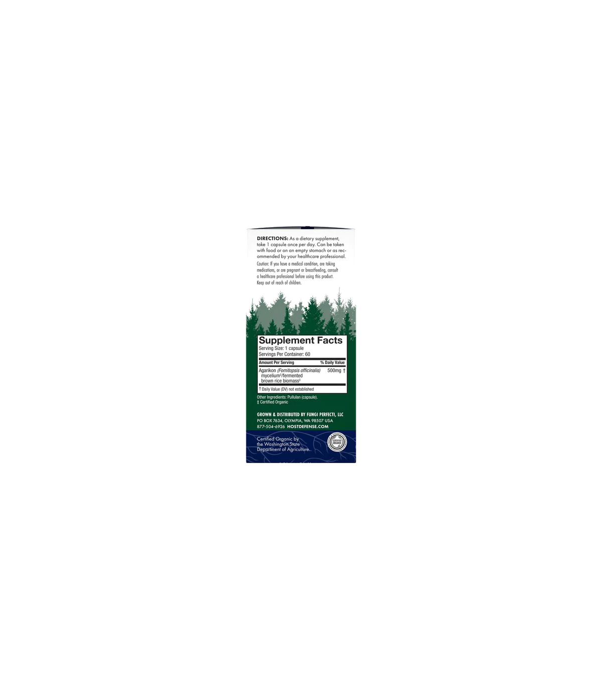 HOST DEFENSE Agarikon (Fomitopsis Officinalis) 60 Capsules | Unbeatable Prices, Daily Deals | VITASHOP