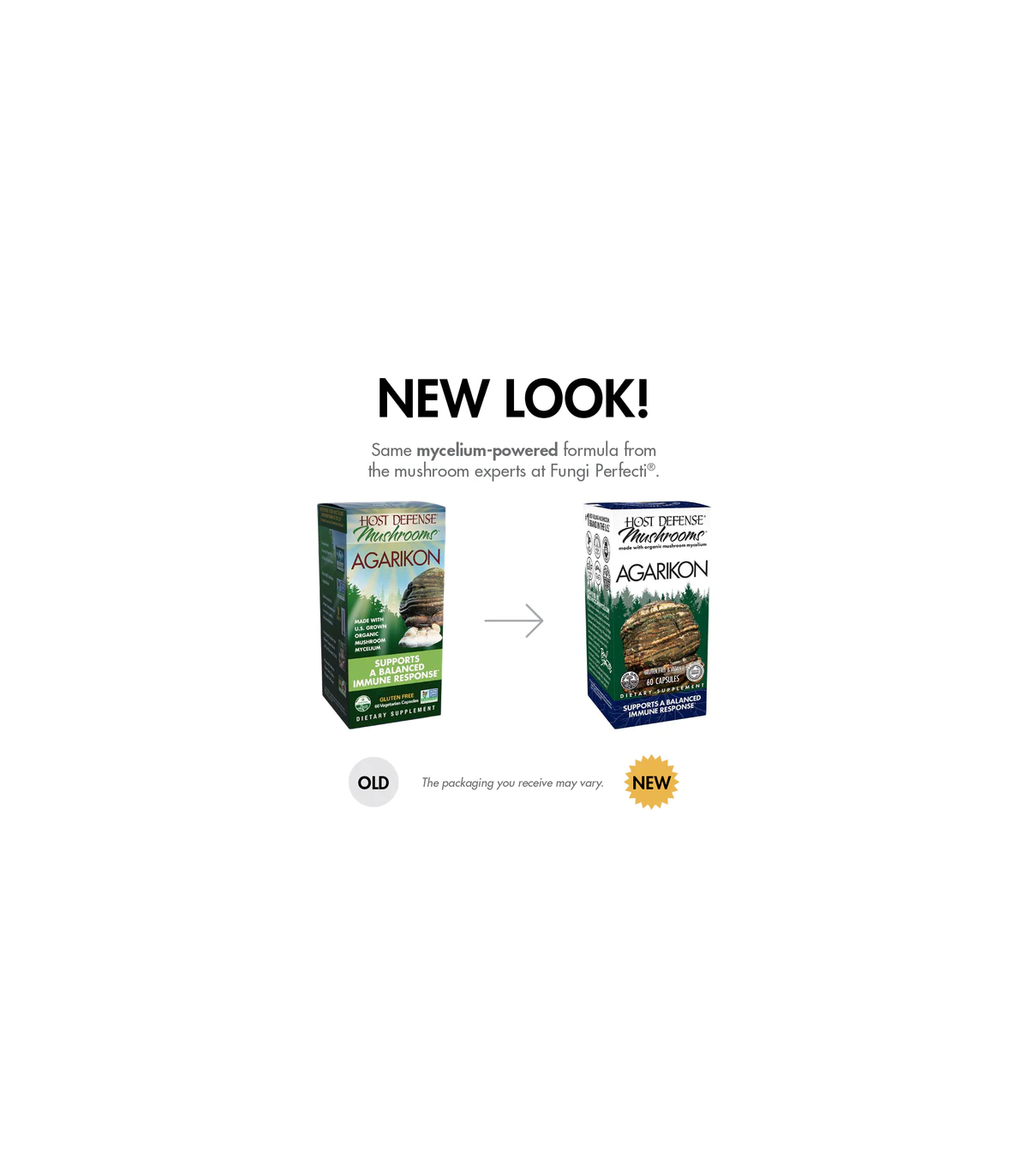 HOST DEFENSE Agarikon (Fomitopsis Officinalis) 60 Capsules | Unbeatable Prices, Daily Deals | VITASHOP