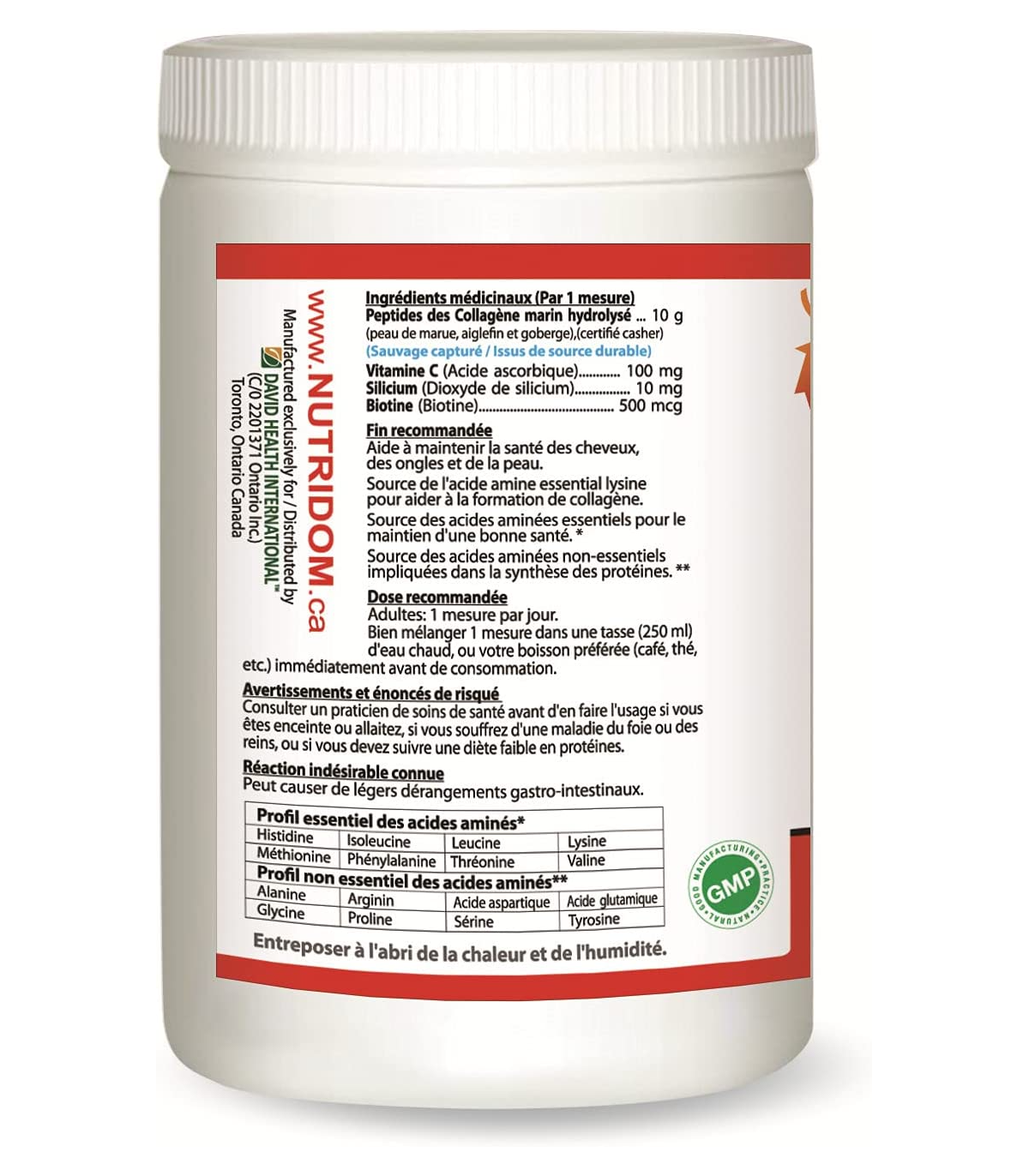 Nutridom 뉴트리돔 마린 콜라겐 파우더 303g 생선 | 매일 업데이트되는 특가 상품 | VITASHOP