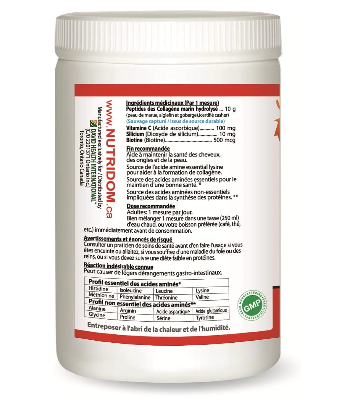 Nutridom 뉴트리돔 마린 콜라겐 파우더 303g 생선 | 매일 업데이트되는 특가 상품 | VITASHOP