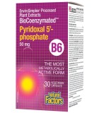 Natural Factors 내추럴 팩터스 BioCoenzymated Pyridoxal 5 phosphate B6 50 mg, 30 식물성 캡슐 | 매일 업데이트되는 특가 상품 | VITASHOP
