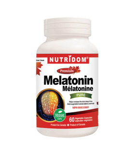 Nutridom Melatonin 60 Vegi Capsules | 每天不同折扣, 全网最低价格 | 种类齐全的保健品店铺 VITASHOP, 只有你想不到, 没有你买不到 !