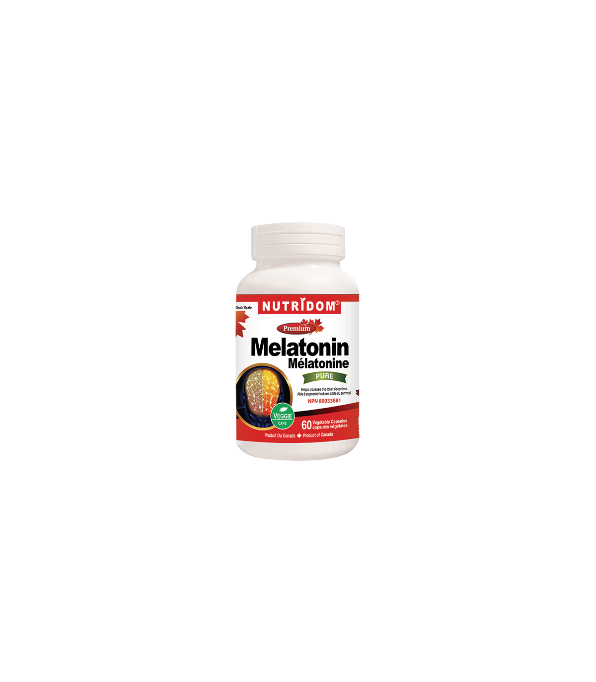 Melatonin 60 Vegi Capsules | Safest & Easiest Shopping Vitamins Online | VITASHOP