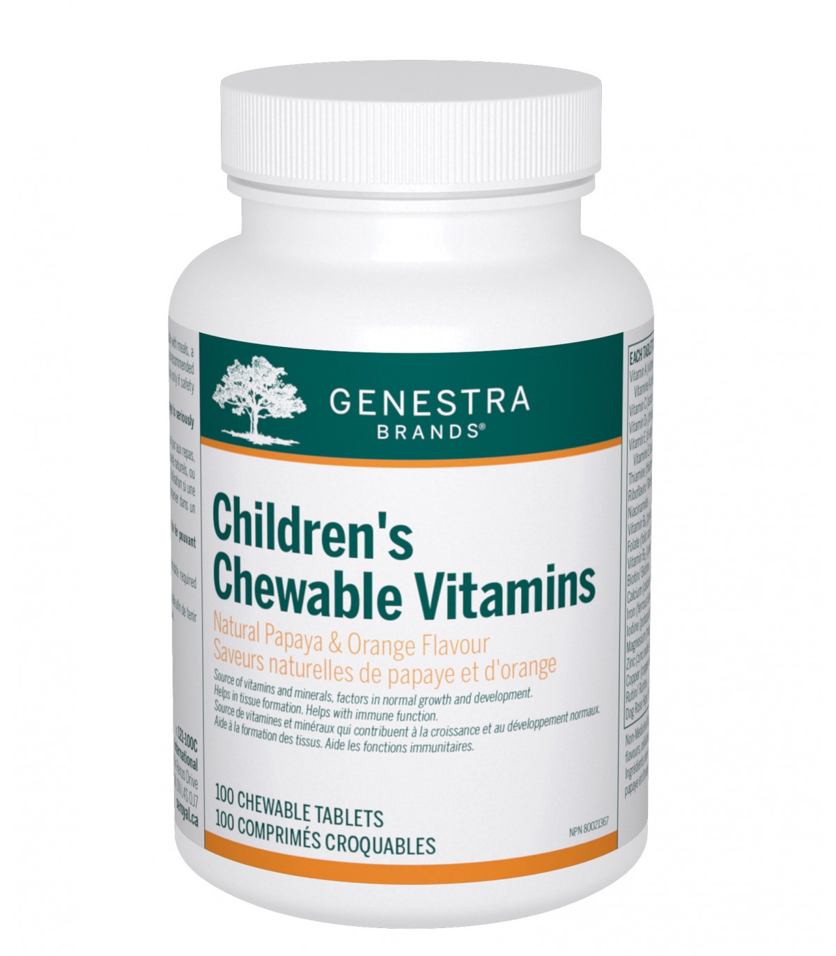 Genestra Children’s Vitamins 100 Chewable Tablets | 每天不同折扣, 全网最低价格 | 种类齐全的保健品店铺 VITASHOP, 只有你想不到, 没有你买不到 !