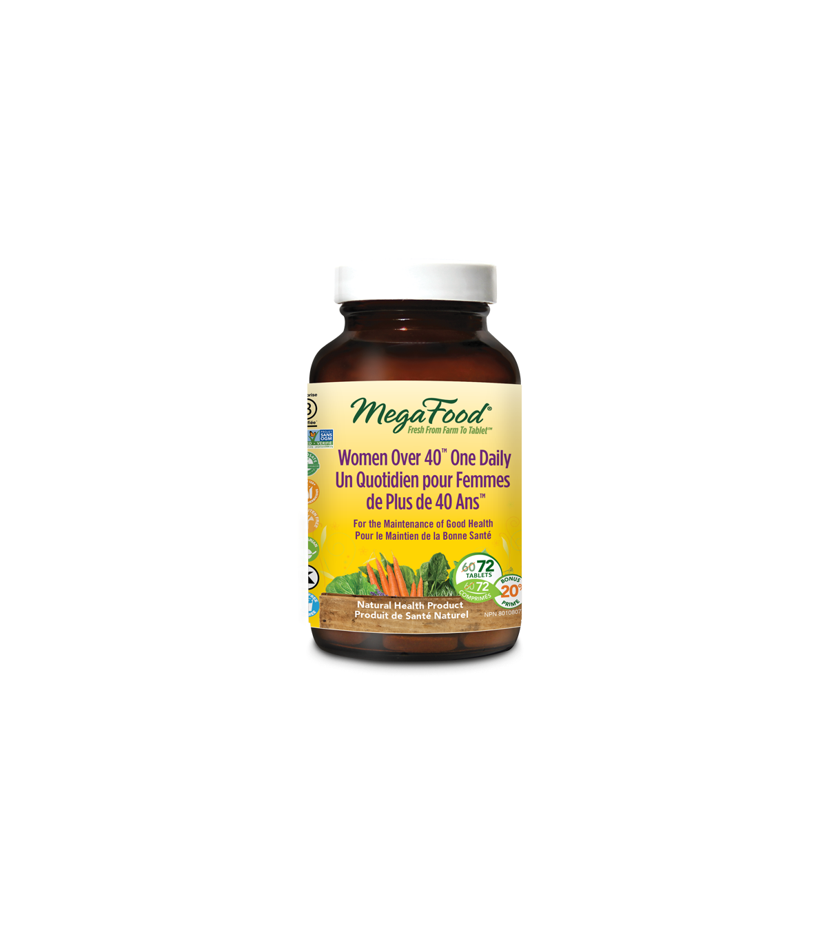 MegaFood 메가푸드 40세 이상 여성 1일 72정 | 매일 업데이트되는 특가 상품 | VITASHOP