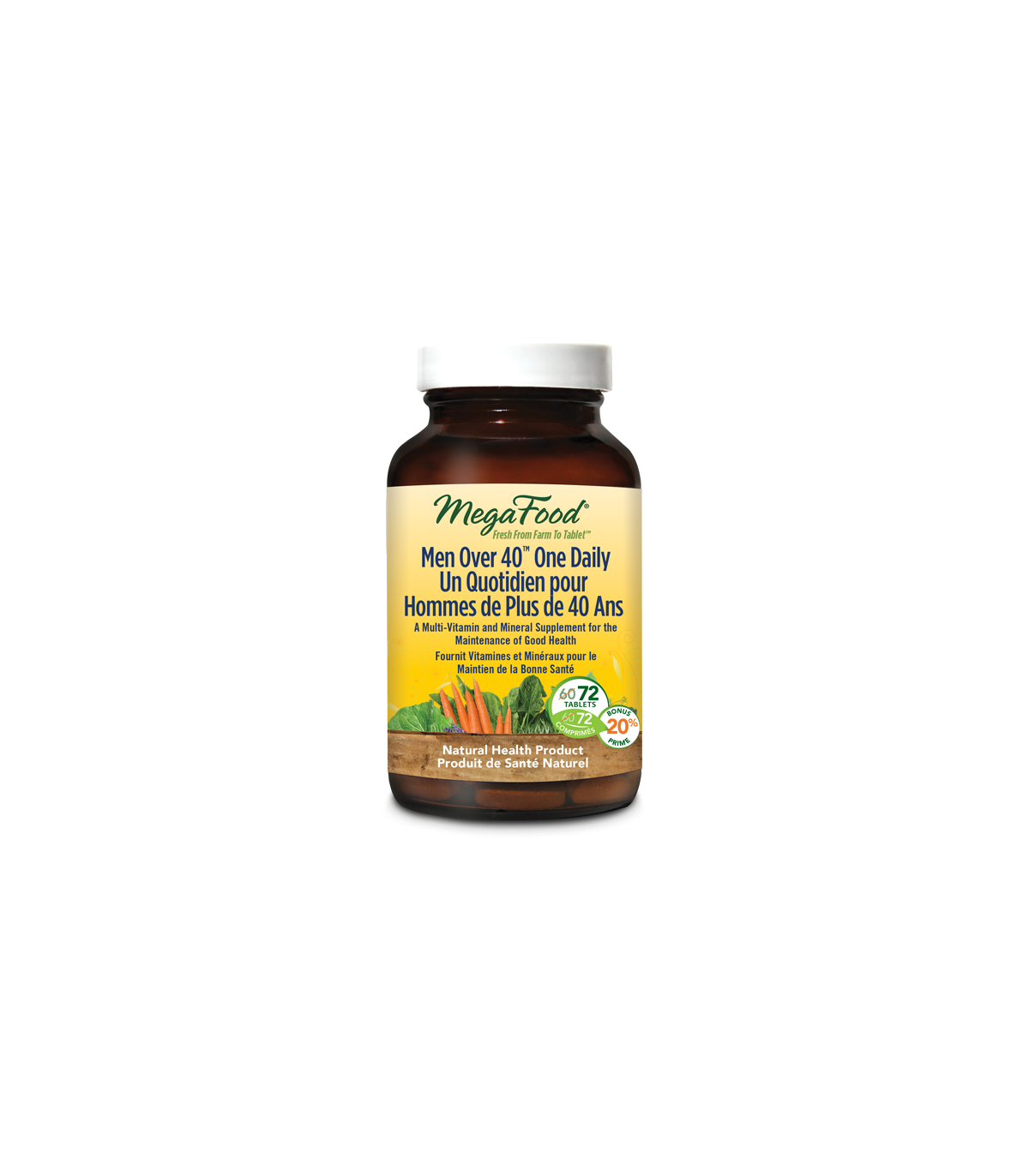 Men Over 40 One Daily 72 Tablets | Safest & Easiest Shopping Vitamins Online | VITASHOP
