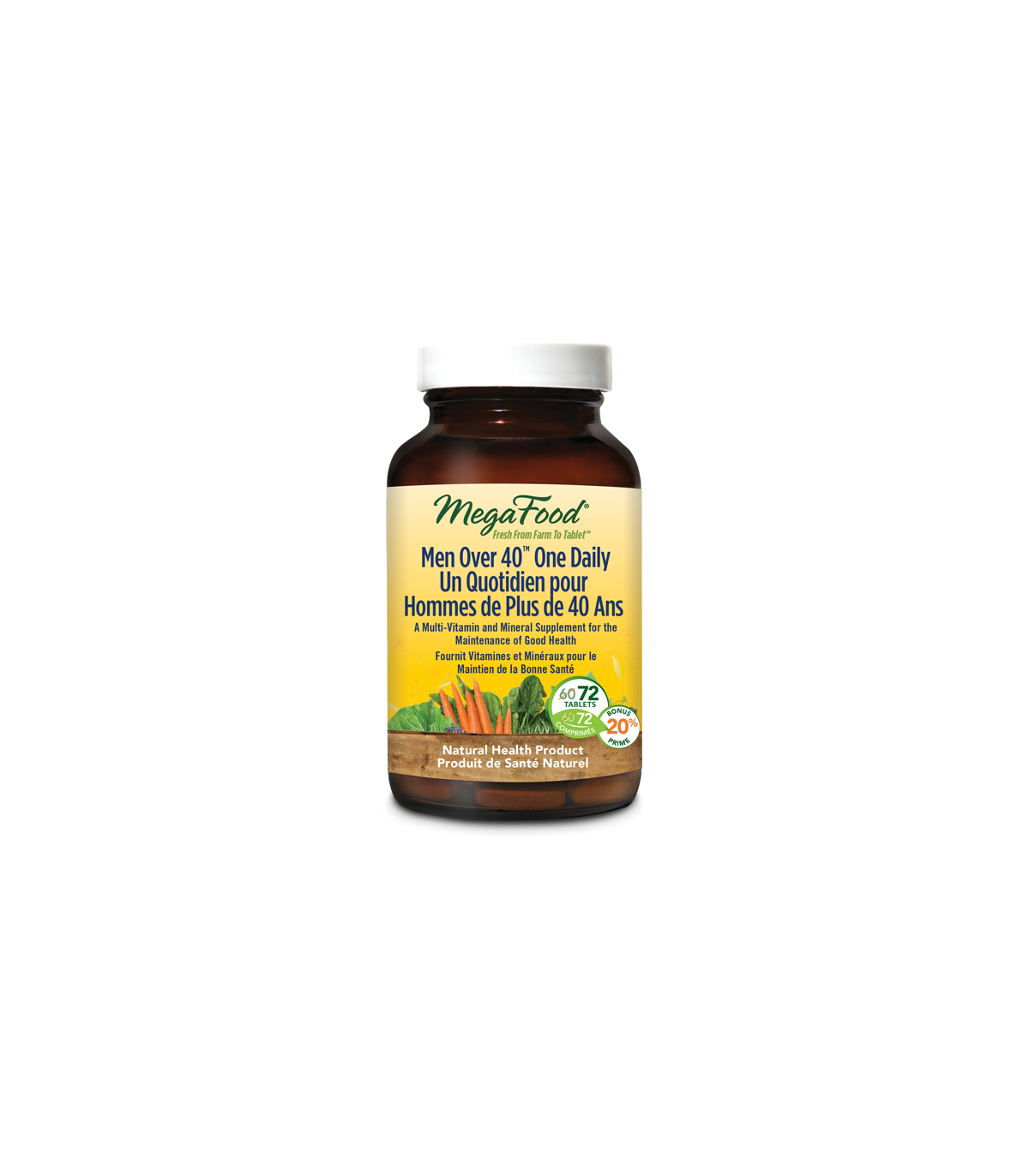 Men Over 40 One Daily 72 Tablets | Safest & Easiest Shopping Vitamins Online | VITASHOP
