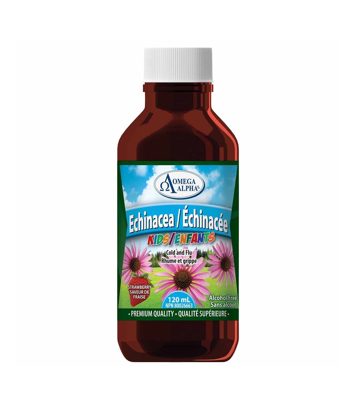 Echinacea Kids Strawberry 120 ml | Safest & Easiest Shopping Vitamins Online | VITASHOP