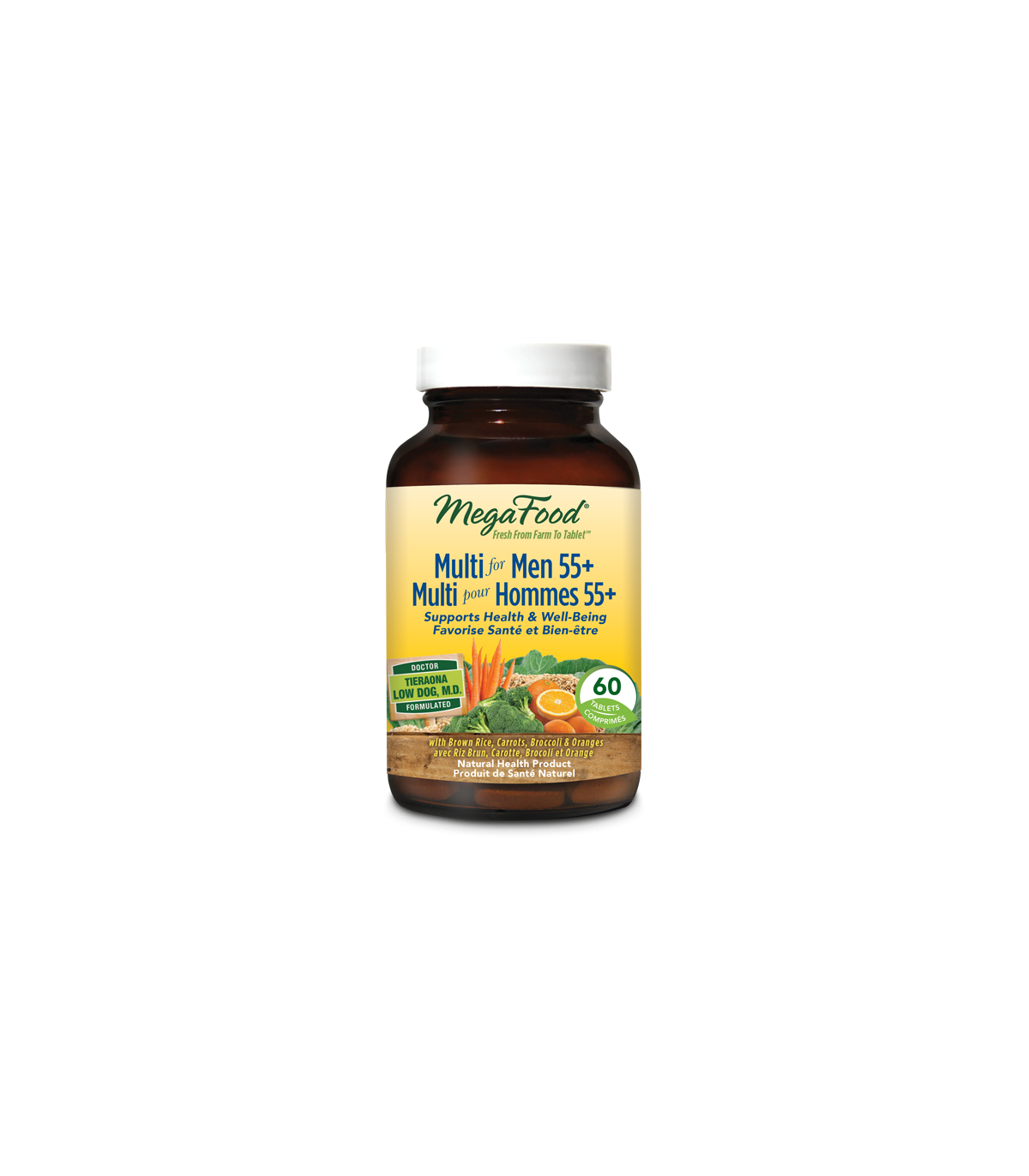 MegaFood Multi for Men 55+ 60 Tablets | Unbeatable Prices, Daily Deals | VITASHOP