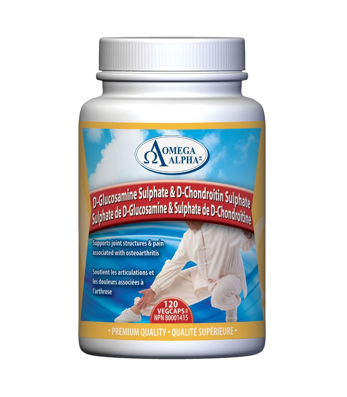 Omega Alpha D‐Glucosamine Sulphate & Chondroitin 120 Vagi Capsules | Unbeatable Prices, Daily Deals | VITASHOP