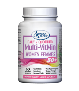 Omega Alpha 오메가 알파 Daily Multi‐VitMin Women 50+ 60 Vagi 캡슐 | 매일 업데이트되는 특가 상품 | VITASHOP