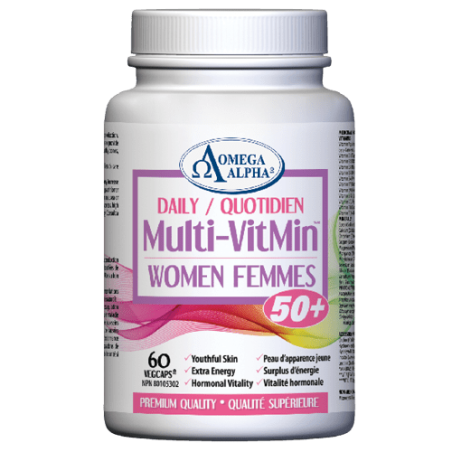 Omega Alpha 오메가 알파 Daily Multi‐VitMin Women 50+ 60 Vagi 캡슐 | 매일 업데이트되는 특가 상품 | VITASHOP