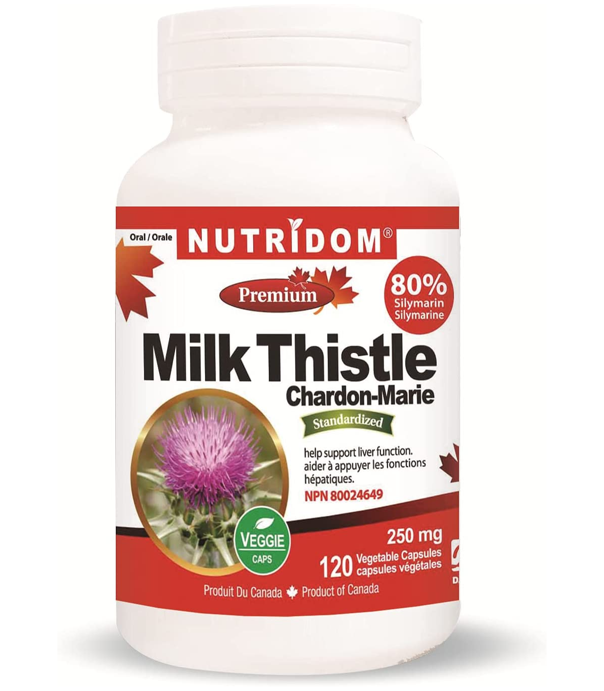 Nutridom 뉴트리돔 밀크씨슬 120 식물성 캡슐 | 매일 업데이트되는 특가 상품 | VITASHOP