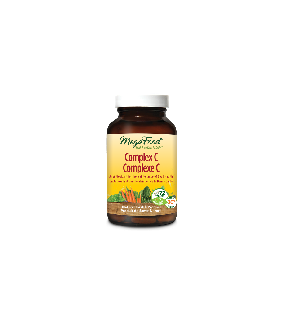 MegaFood 메가푸드 컴플렉스C 72정 | 매일 업데이트되는 특가 상품 | VITASHOP