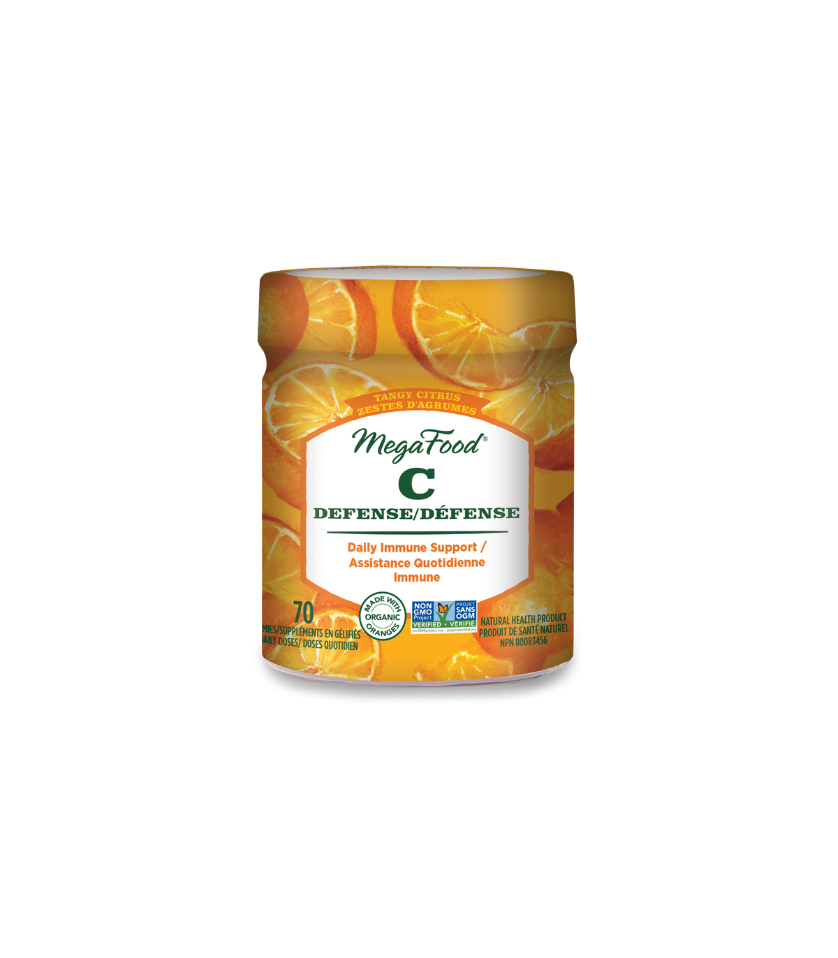 Vitamin C Defense, Tangy Citrus 70 Gummies | Safest & Easiest Shopping Vitamins Online | VITASHOP