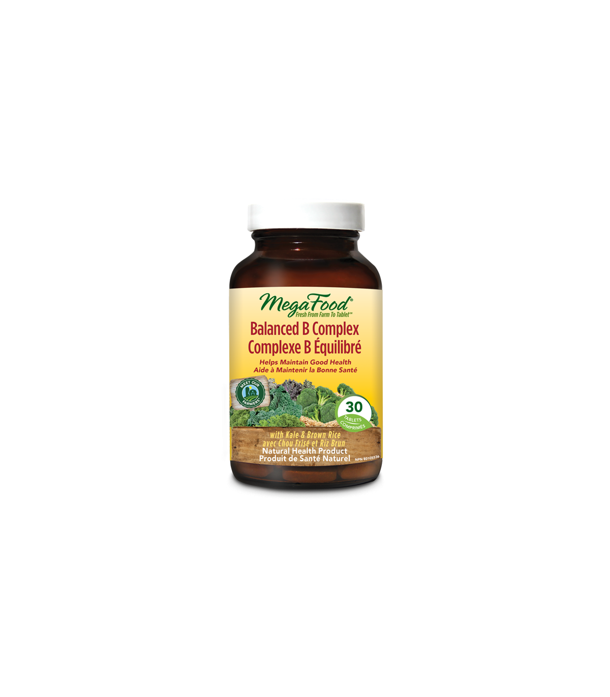 MegaFood Balanced B Complex 30 Tablets | Unbeatable Prices, Daily Deals | VITASHOP