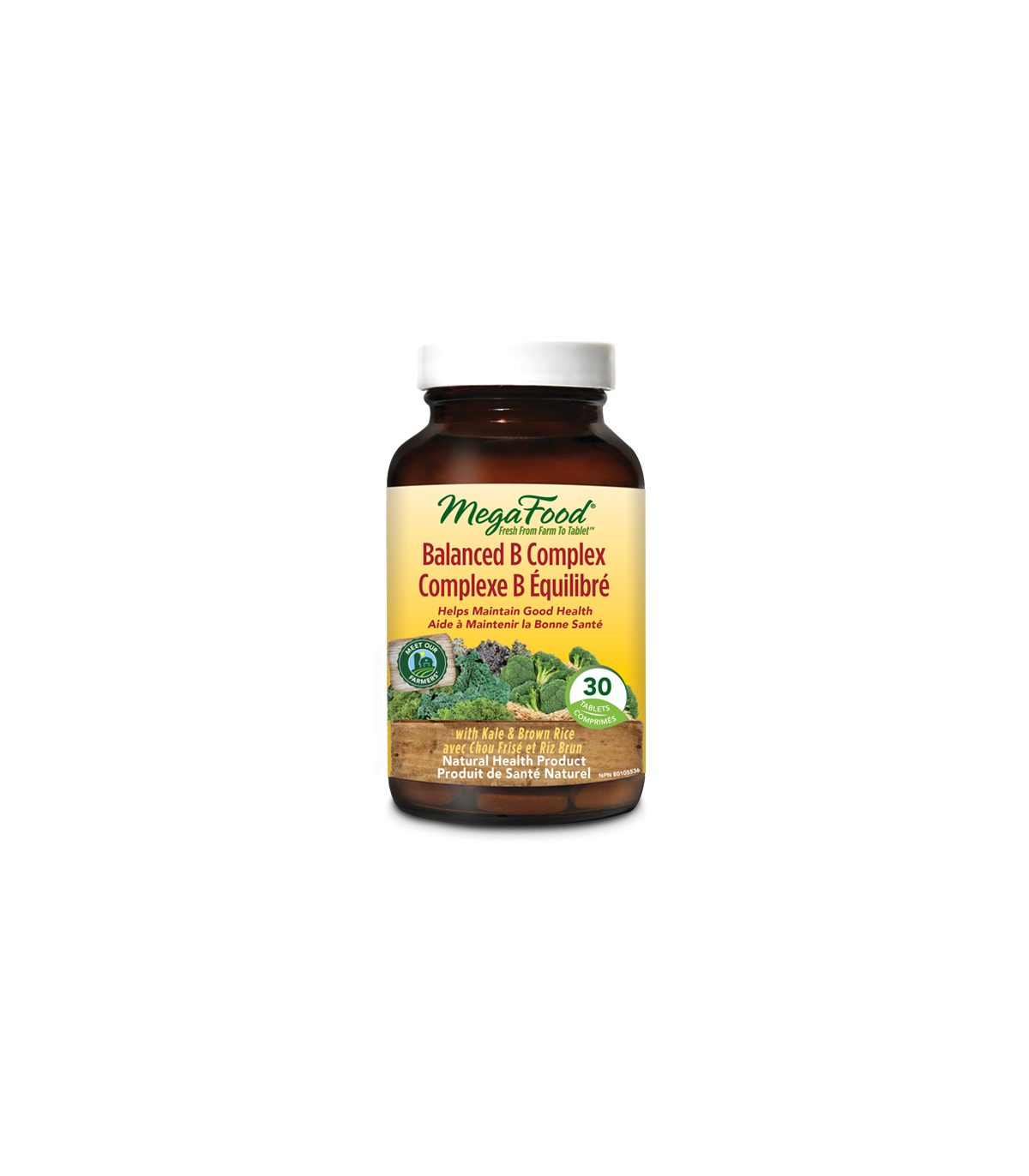 MegaFood Balanced B Complex 30 Tablets | Unbeatable Prices, Daily Deals | VITASHOP