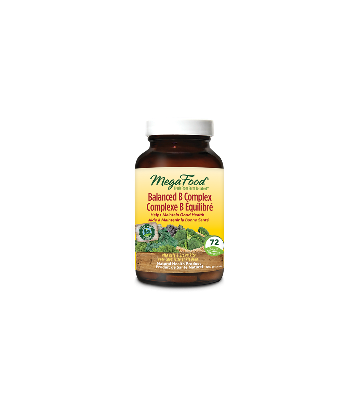 MegaFood 메가푸드 밸런스드 B 컴플렉스 72정 | 매일 업데이트되는 특가 상품 | VITASHOP