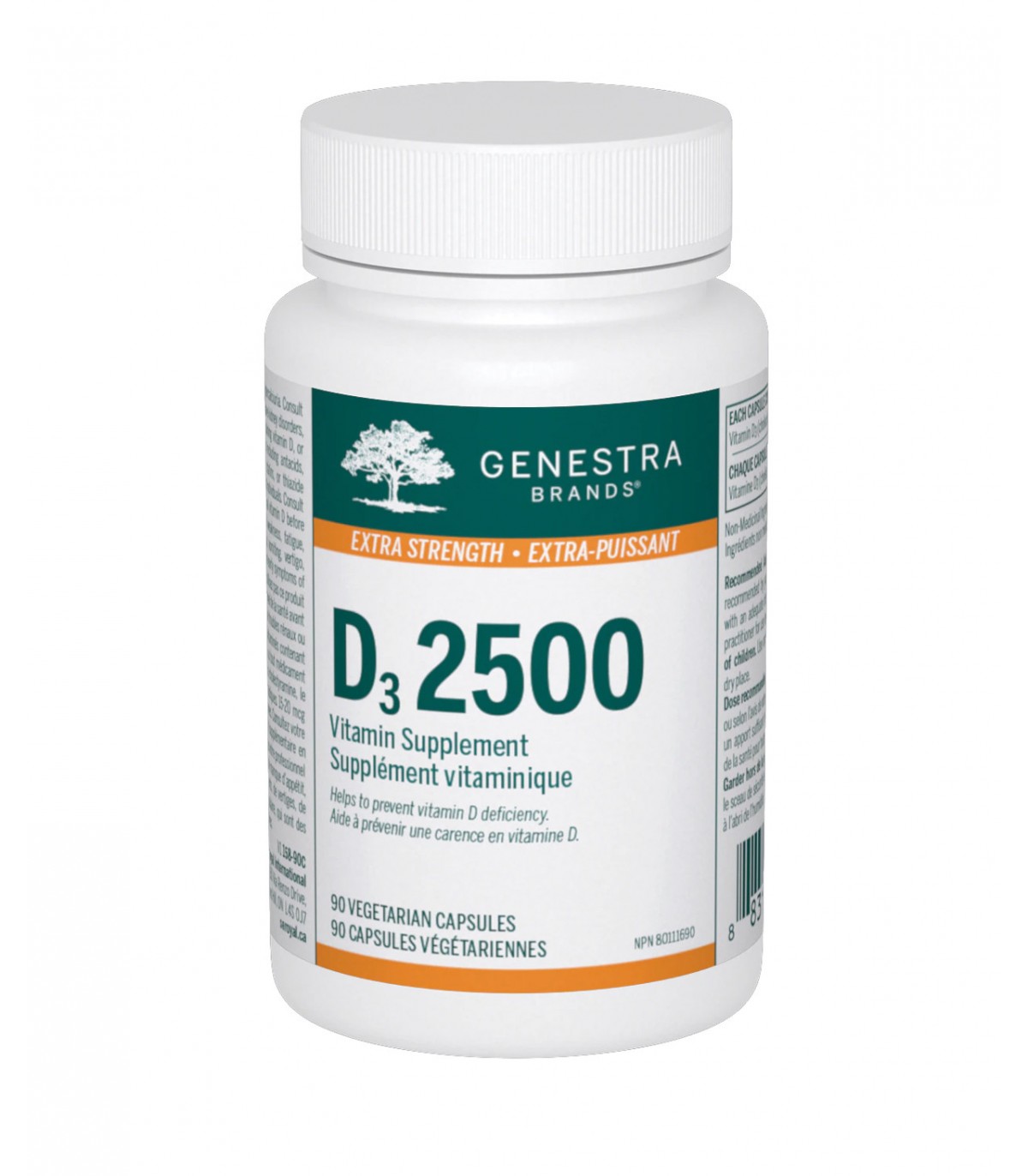 D3 2500 90 Vegetarian Capsules | Safest & Easiest Shopping Vitamins Online | VITASHOP