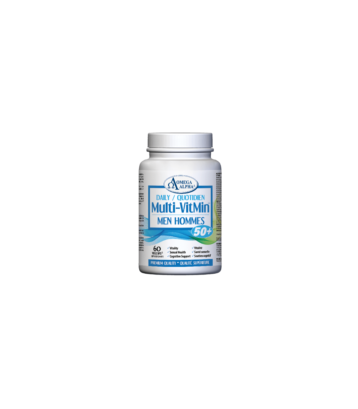 Omega Alpha Daily Multi‐VitMin Men 50+ 60 Vagi Capsules | Unbeatable Prices, Daily Deals | VITASHOP