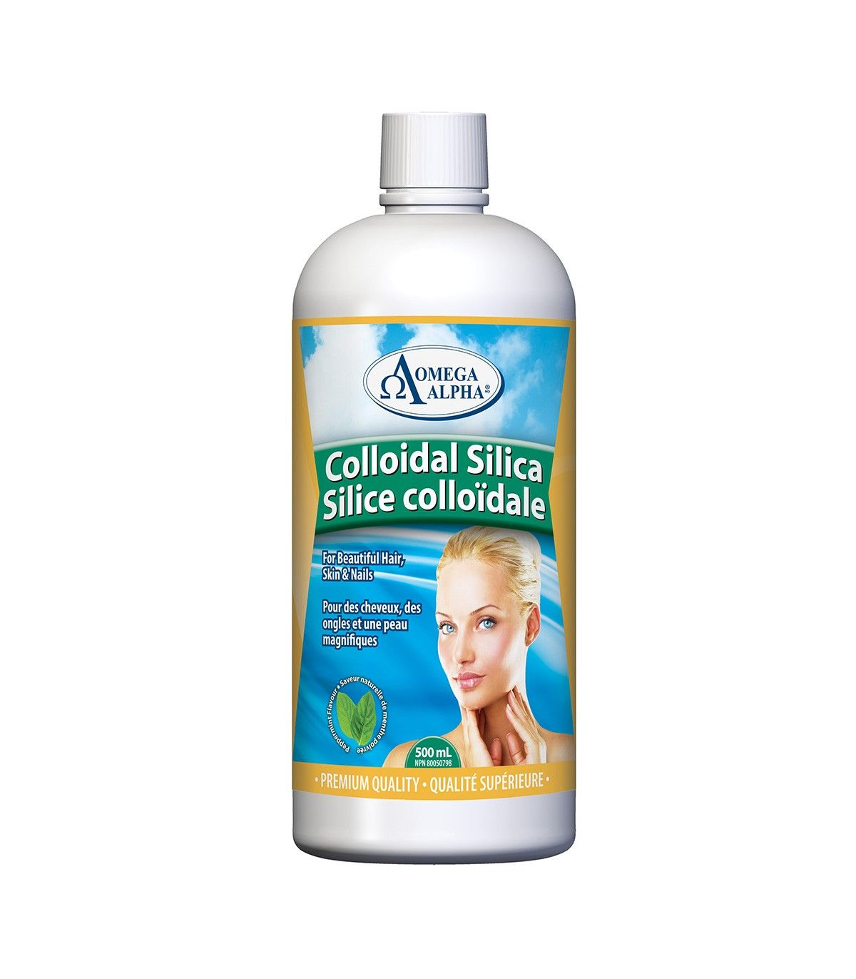 Omega Alpha Colloidal Silica Mint 500 ml | Unbeatable Prices, Daily Deals | VITASHOP