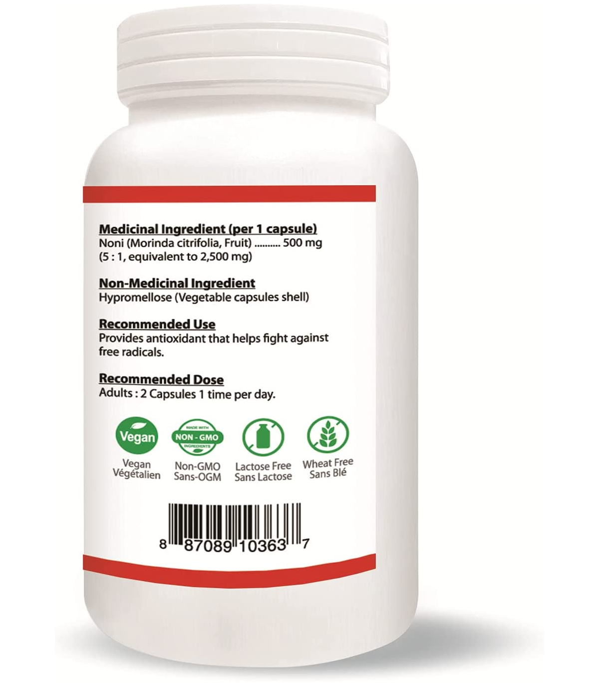 Nutridom Noni 5000 120 Capsules | 每天不同折扣, 全网最低价格 | 种类齐全的保健品店铺 VITASHOP, 只有你想不到, 没有你买不到 !