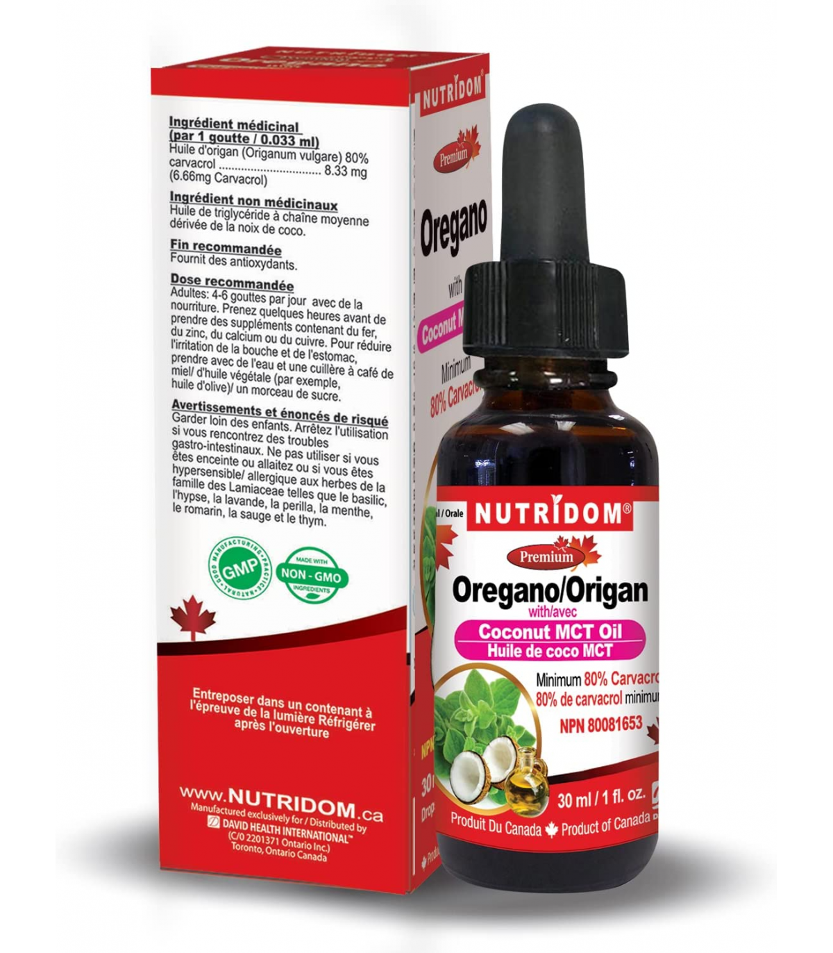 Nutridom 뉴트리돔 MCT 오일 드롭 오레가노 30ml | 매일 업데이트되는 특가 상품 | VITASHOP