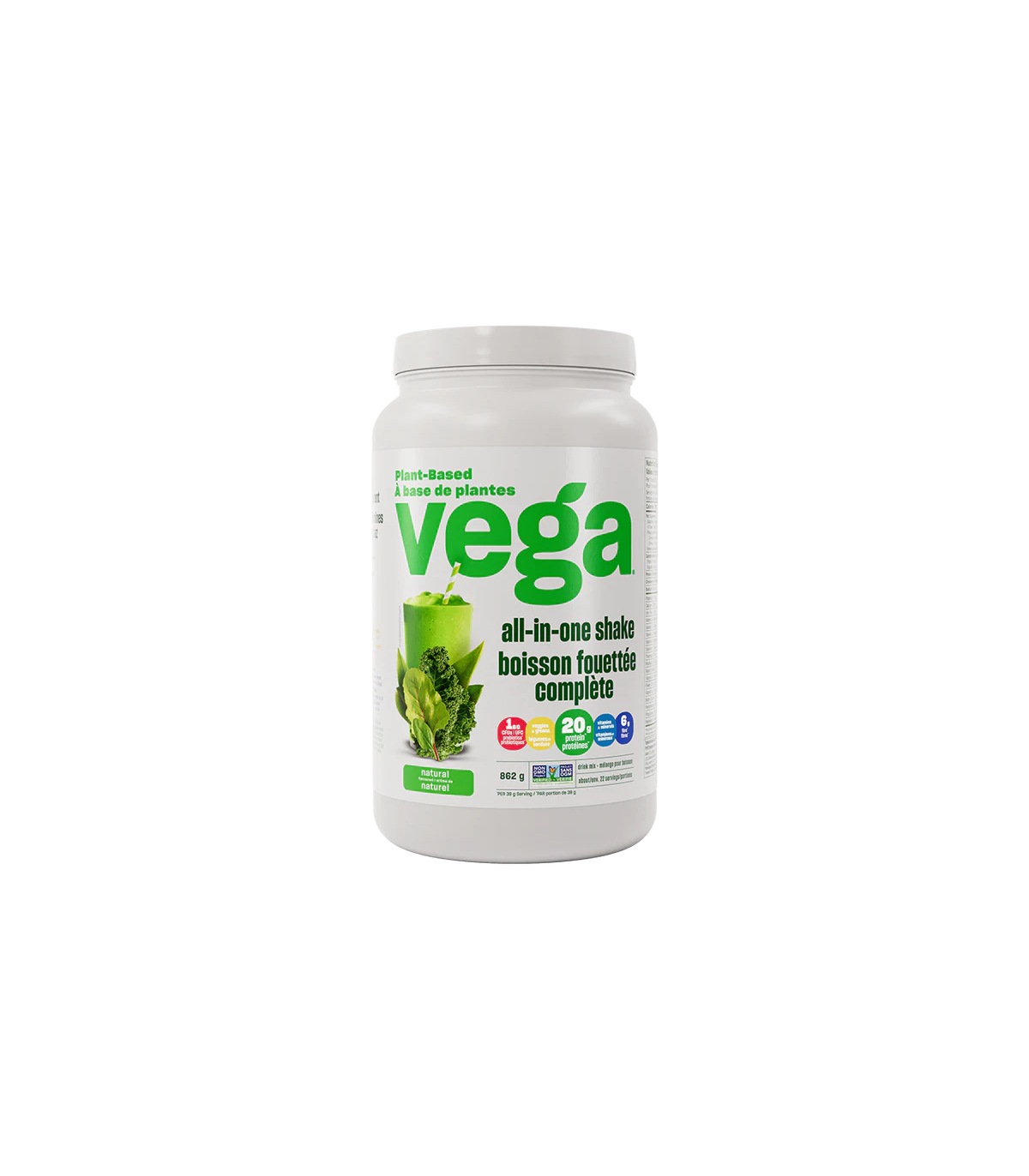 Vega 베가 Vega One 올인원 쉐이크, 내추럴 862g | 매일 업데이트되는 특가 상품 | VITASHOP