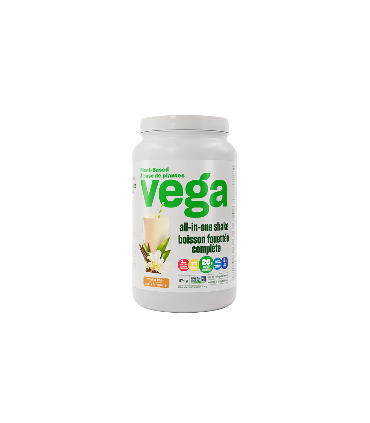 Vega 베가 Vega One 올인원 쉐이크 바닐라 차이 874g | 매일 업데이트되는 특가 상품 | VITASHOP