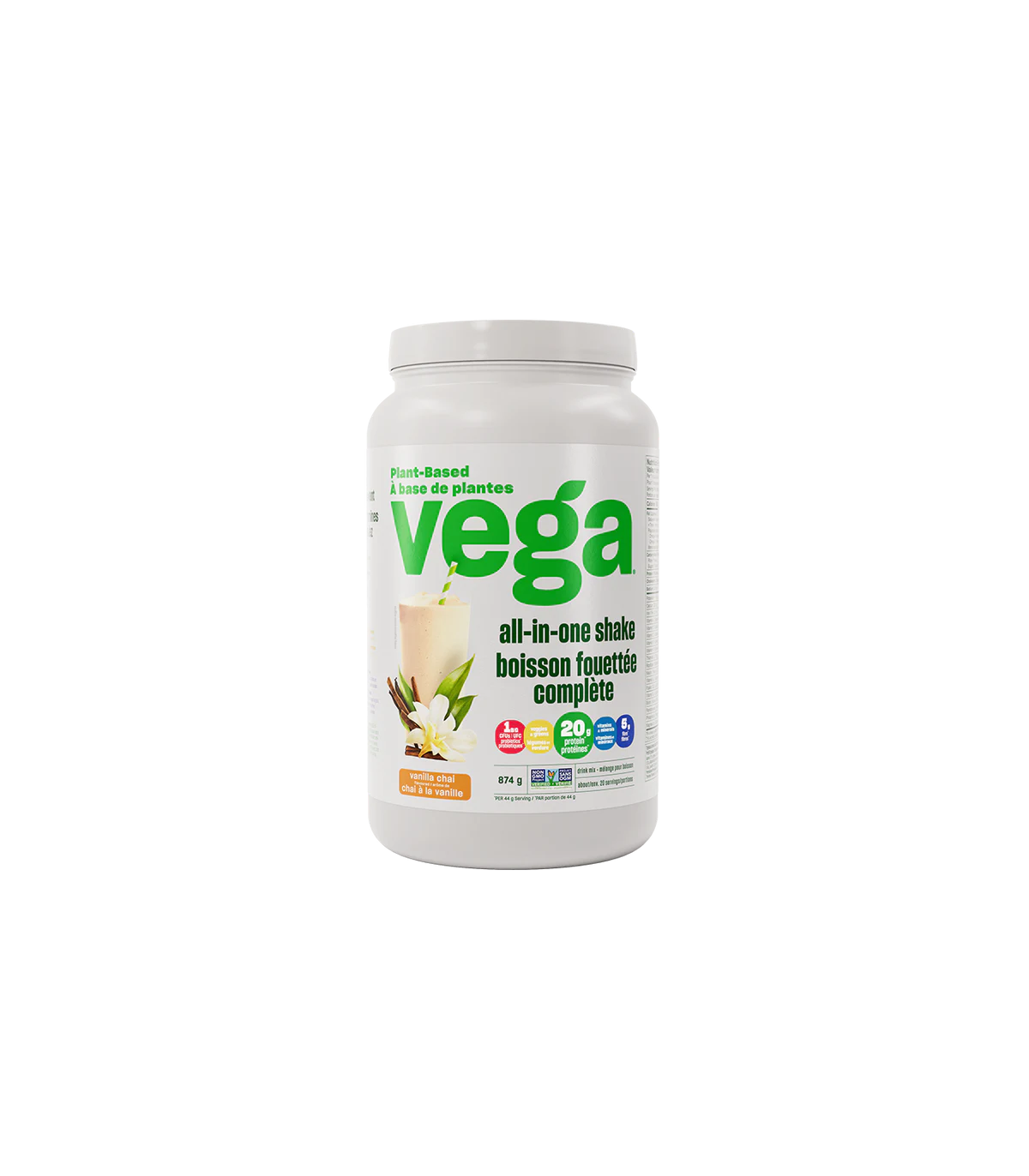 Vega 베가 Vega One 올인원 쉐이크 바닐라 차이 874g | 매일 업데이트되는 특가 상품 | VITASHOP