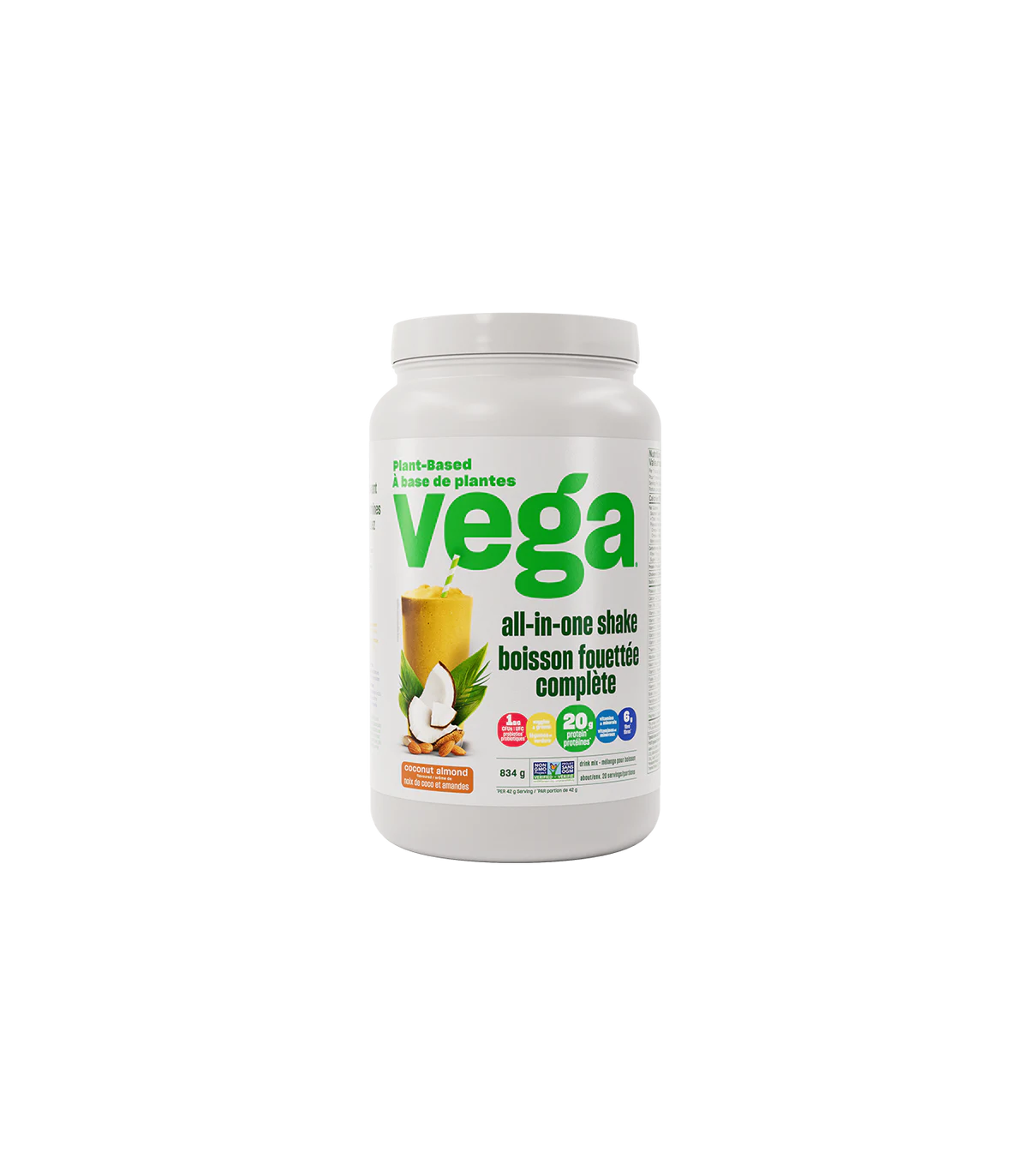Vega 베가 Vega One 올인원 쉐이크, 코코넛 아몬드 834g | 매일 업데이트되는 특가 상품 | VITASHOP