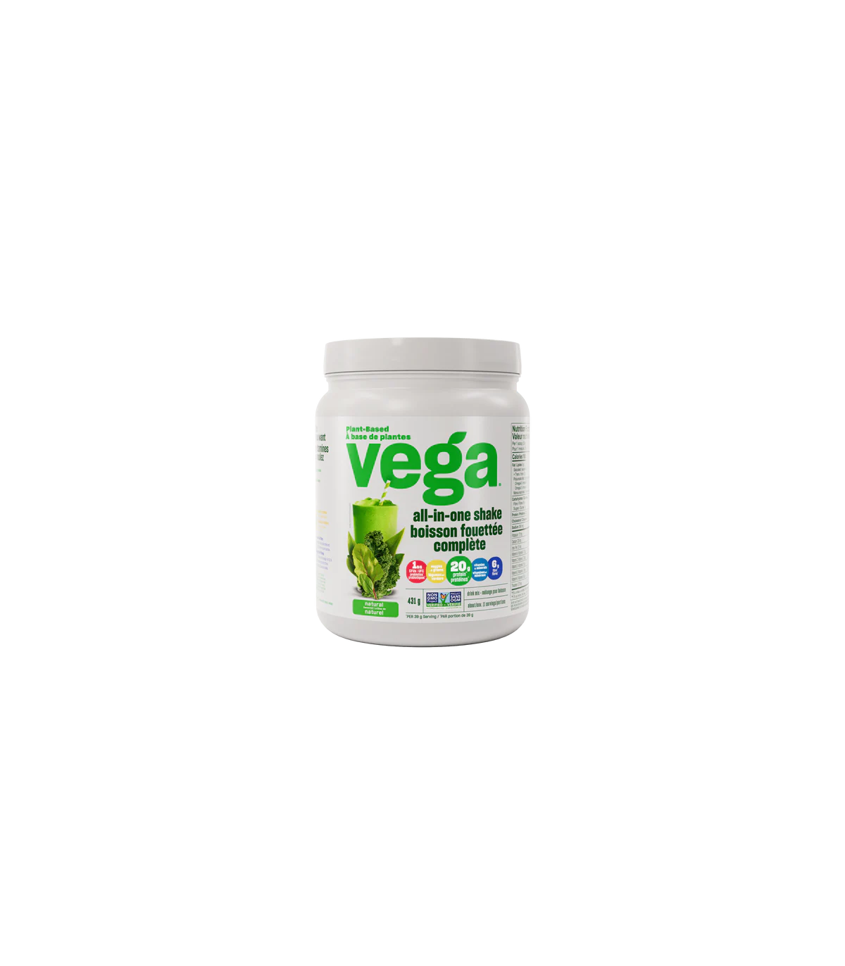Vega 베가 Vega One 올인원 쉐이크, 내추럴 431g | 매일 업데이트되는 특가 상품 | VITASHOP