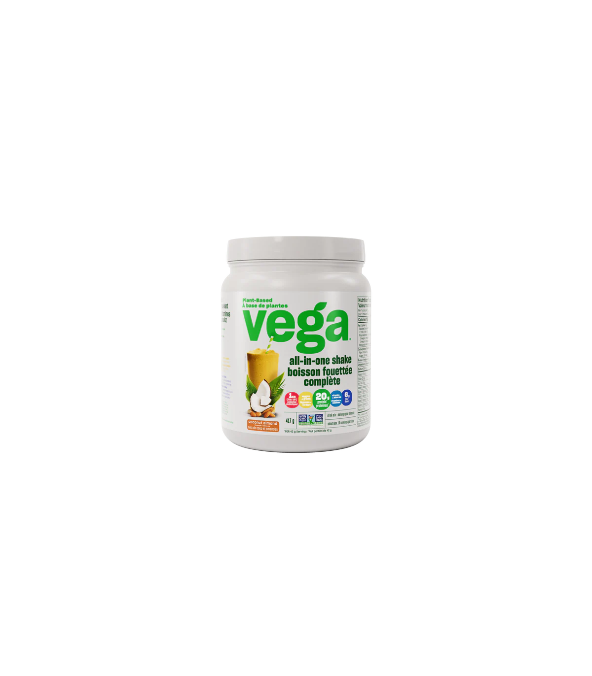Vega 베가 Vega 원 올인원 쉐이크 코코넛 아몬드 417g | 매일 업데이트되는 특가 상품 | VITASHOP
