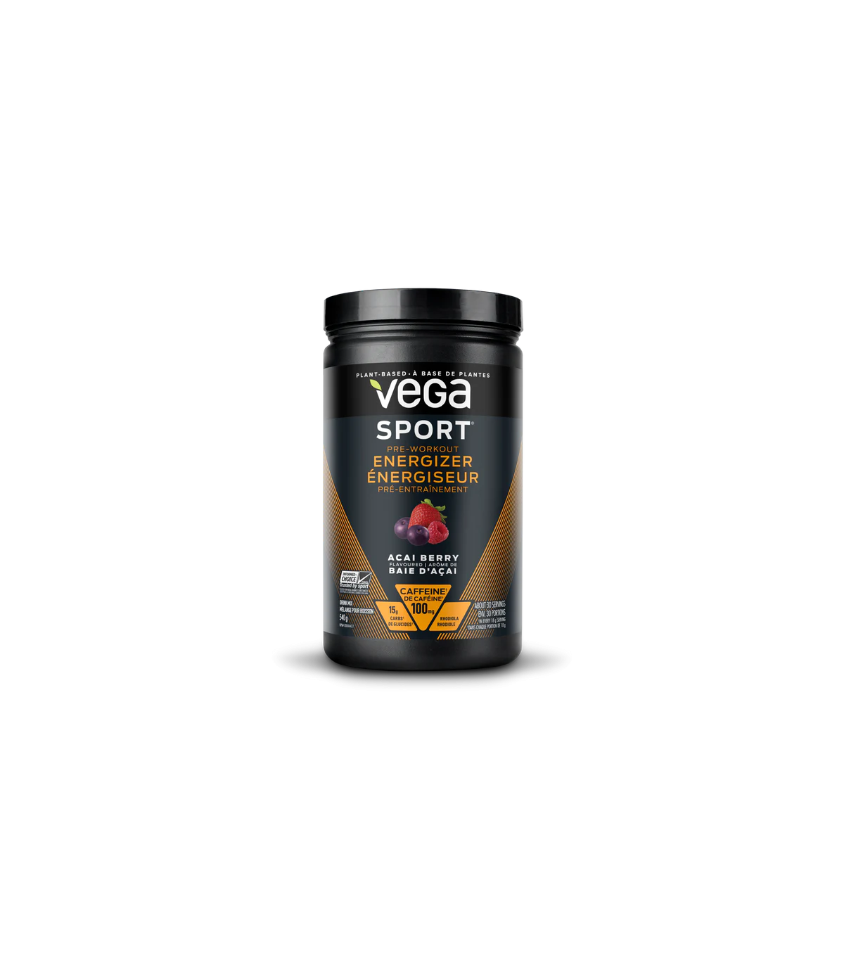 Vega 베가 Vega 스포츠 프리워크아웃 에너자이저, 아사이 베리 540g 30인분 | 매일 업데이트되는 특가 상품 | VITASHOP