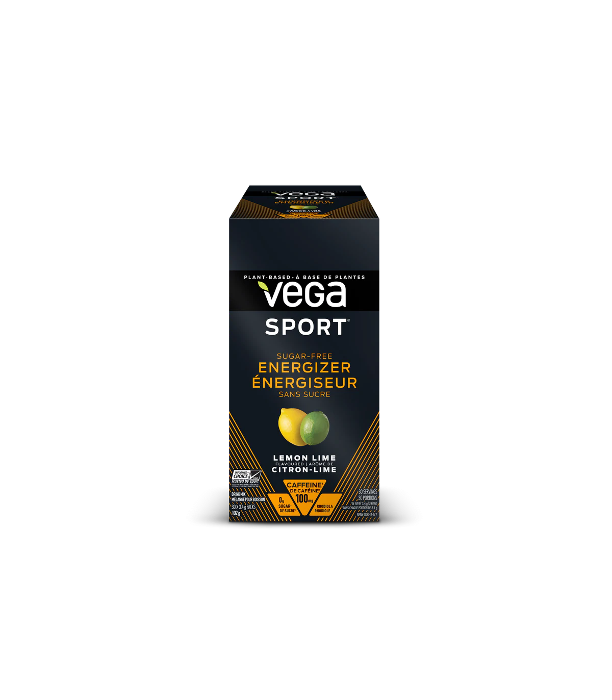 Vega Vega Sport Pre-Workout Energizer Box, Sugarfree Lemon Lime 30 x 3.4 g (30 sachets)[discontnued] | Unbeatable Prices, Daily 