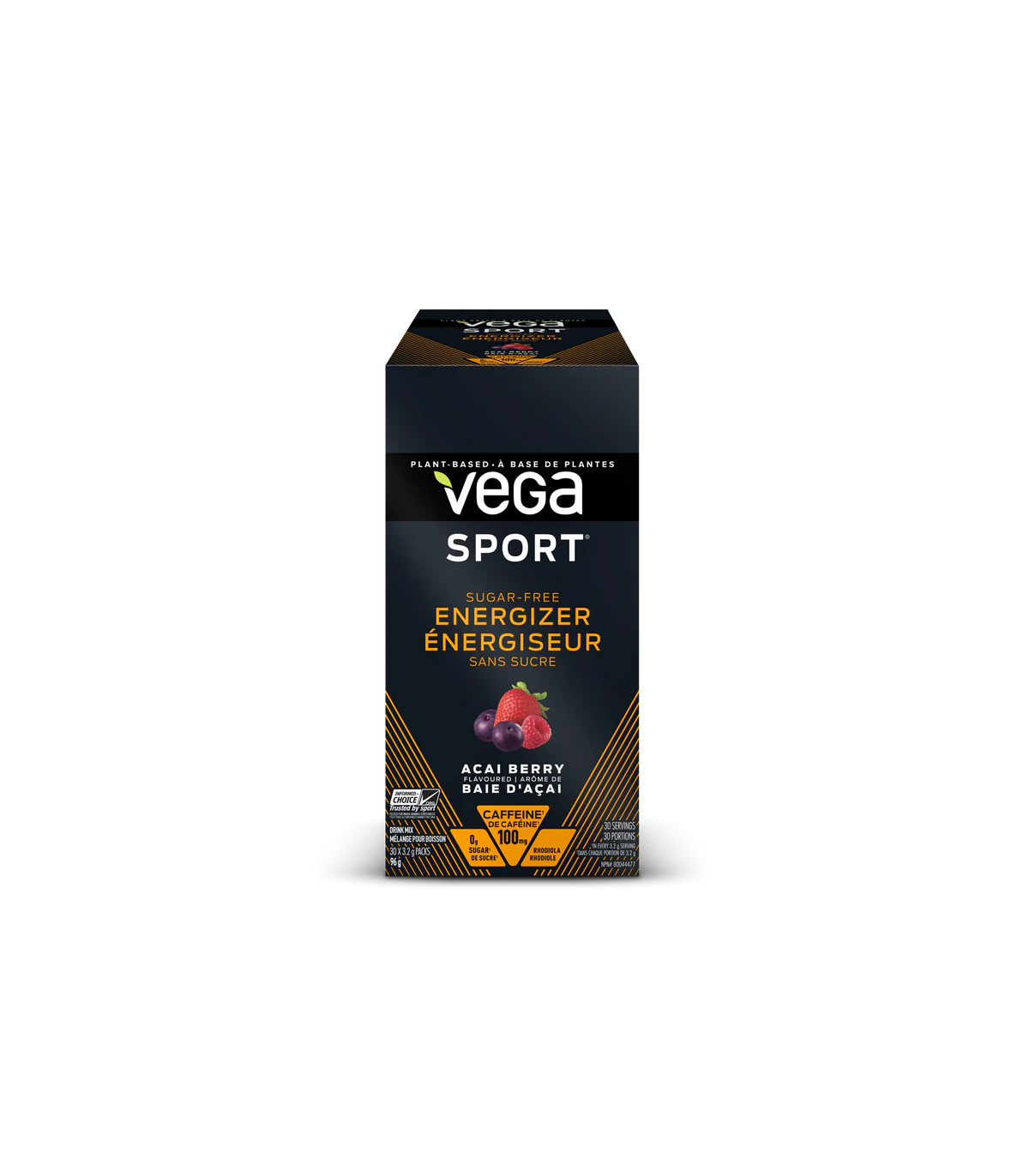 Vega Vega Sport Pre-Workout Energizer Box, Sugarfree Acai Berry 30 x 3.2 g (30 sachets) | 每天不同折扣, 全网最低价格 | 种类齐全的保健品店铺 VITASHOP, 
