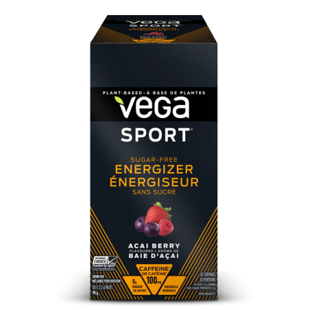 Vega Vega Sport Pre-Workout Energizer Box, Sugarfree Acai Berry 30 x 3.2 g (30 sachets) | 每天不同折扣, 全网最低价格 | 种类齐全的保健品店铺 VITASHOP, 