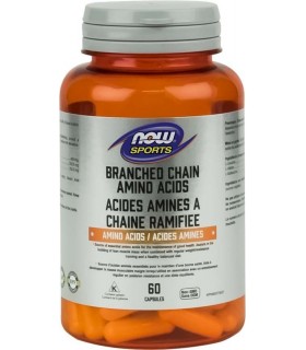 NOW Foods Branched Chain Amino Acids, 60 Capsules (EXP DATE : Oct 1 2024) | Unbeatable Prices, Daily Deals | VITASHOP