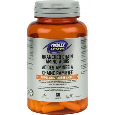 NOW Foods Acides aminés à chaîne, 60 Capsules |MISUMI
