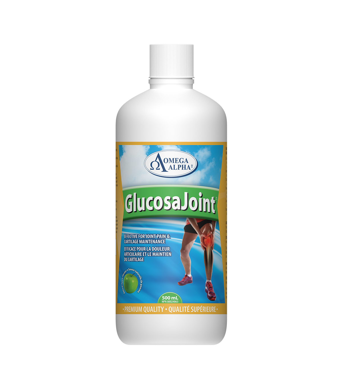 Omega Alpha Glucosa Joint Apple 500 ml | Unbeatable Prices, Daily Deals | VITASHOP