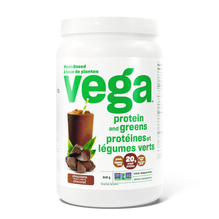 Vega 베가 Vega Protein & Greens Shake, 초콜릿 618g 19인분 | 매일 업데이트되는 특가 상품 | VITASHOP